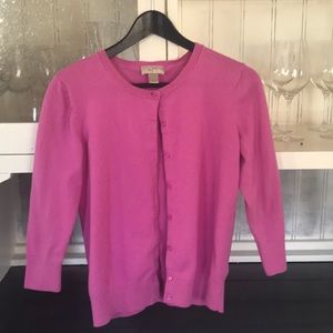 Pink Anne Taylor Loft cardigan